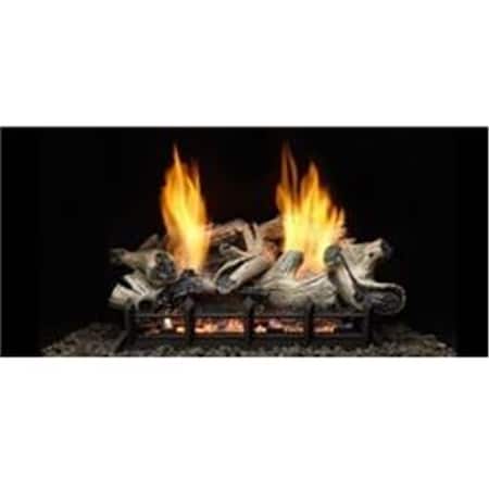Monessen 30 in. Beachcomber Burncrete Refractory Log Set for Natural Blaze VF 24 in. Burner - 6 Piece BC30-R